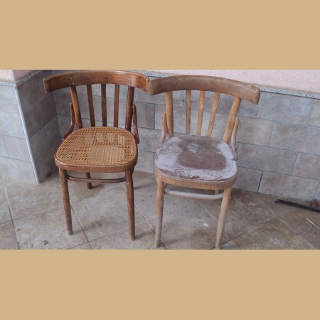 2 sedie singole in faggio